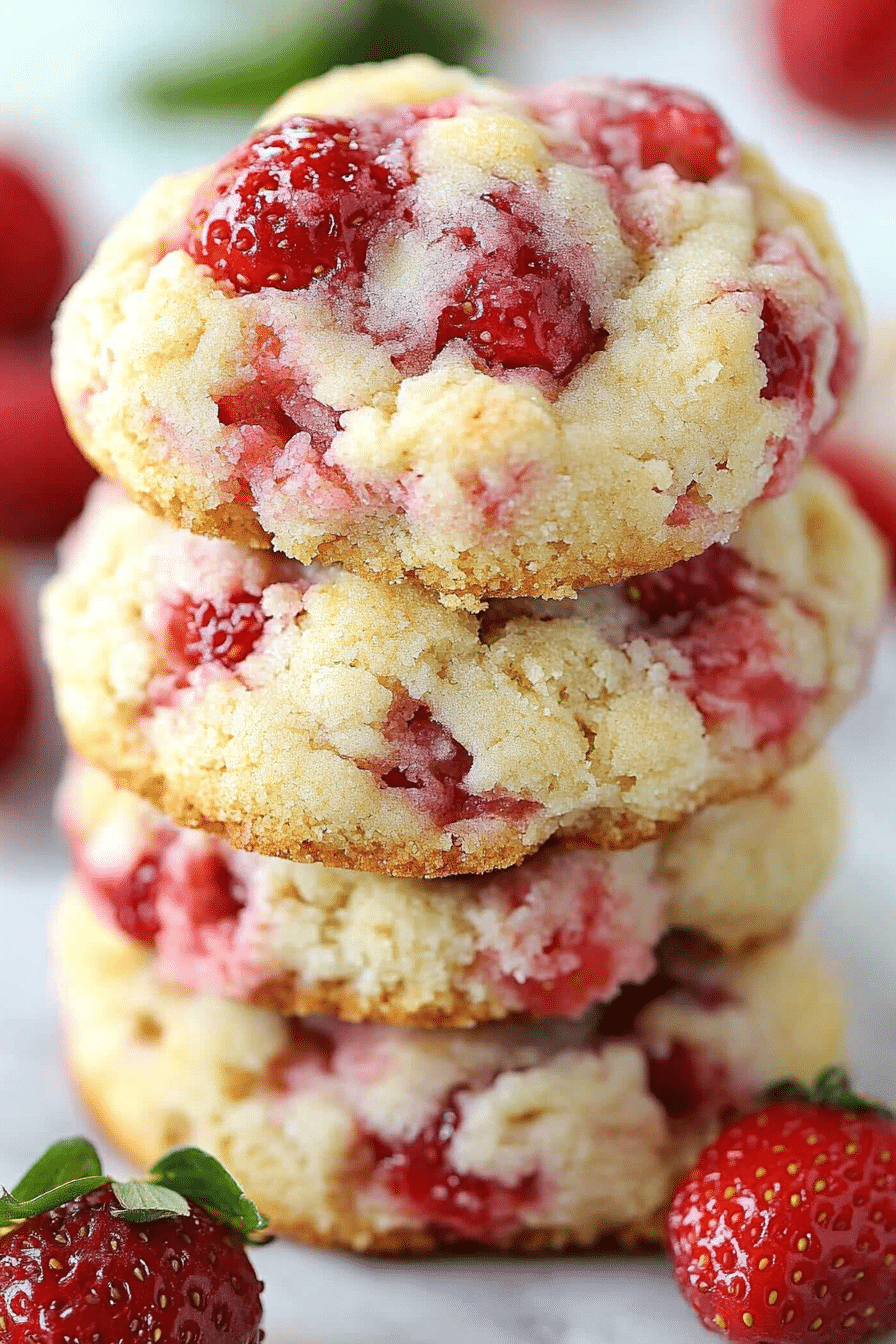 Strawberry Shortcake Cookies