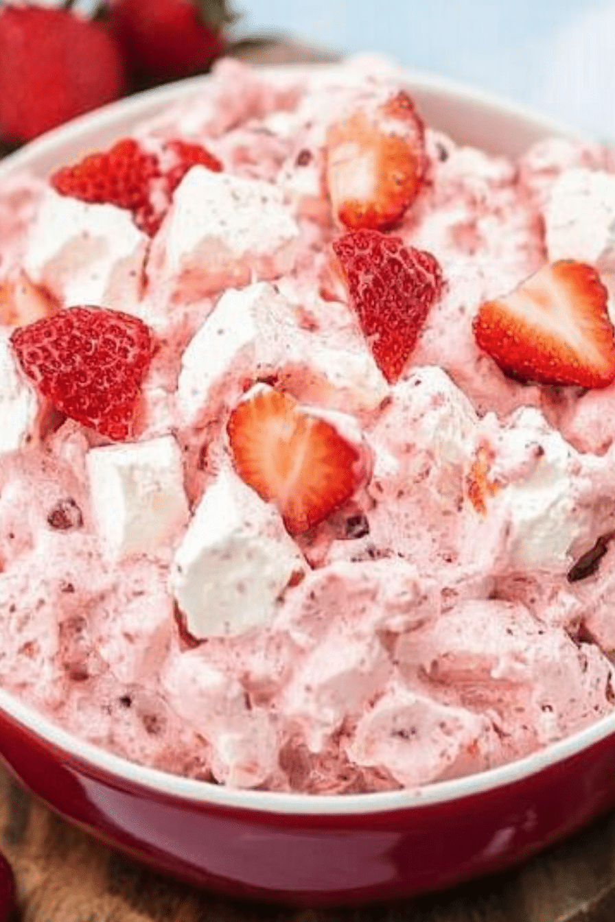 Strawberry Shortcake Fluff Salad