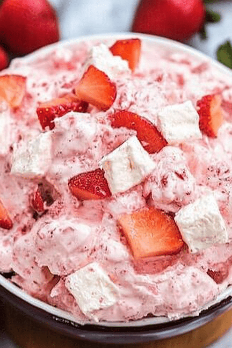 Strawberry Shortcake Fluff Salad