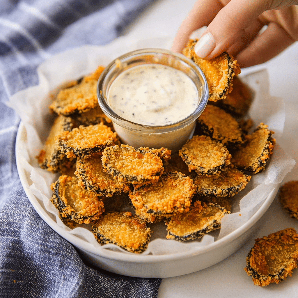 Crispy Cheesy Dill Pickle Chips