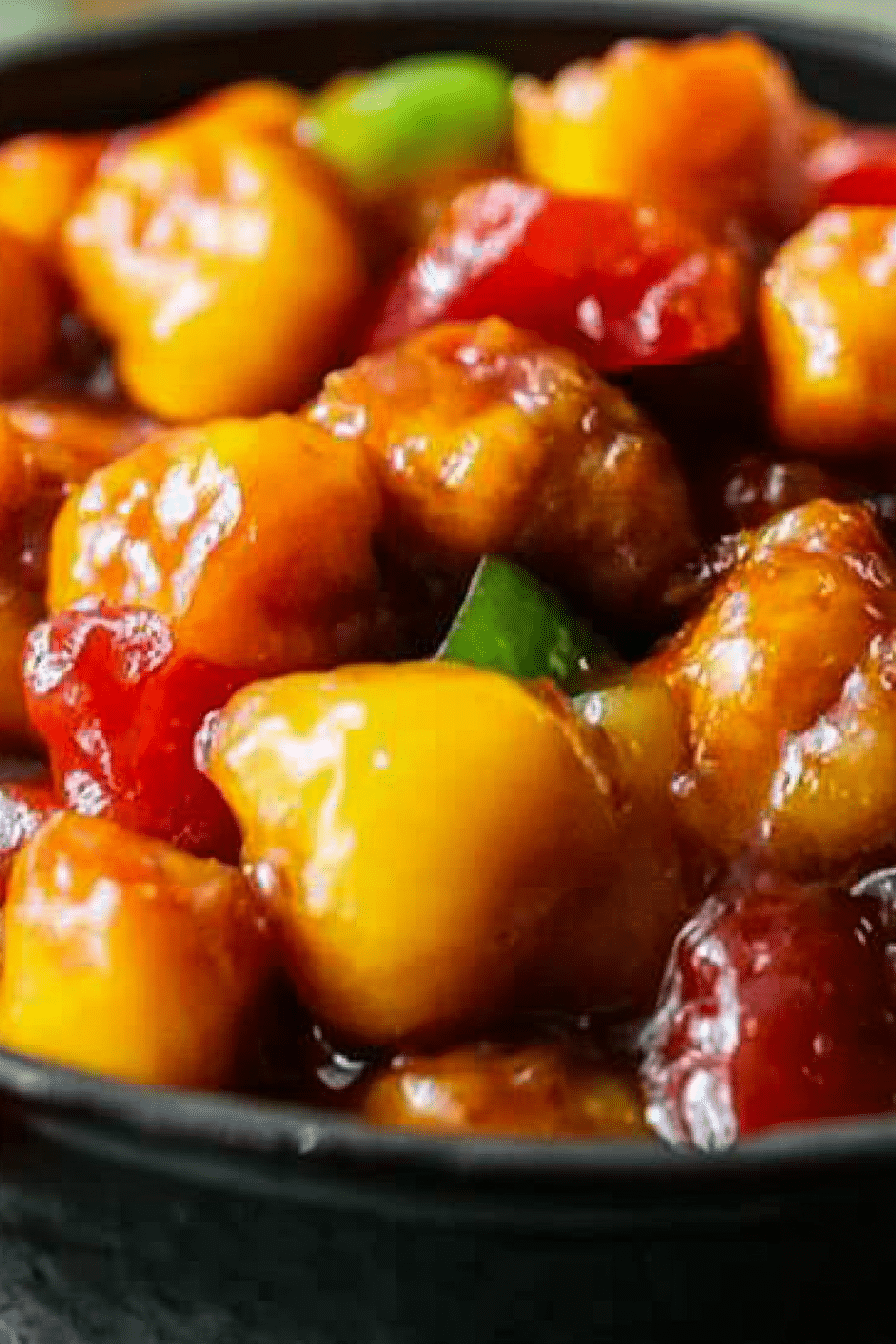 Homemade Sweet and Sour Chicken