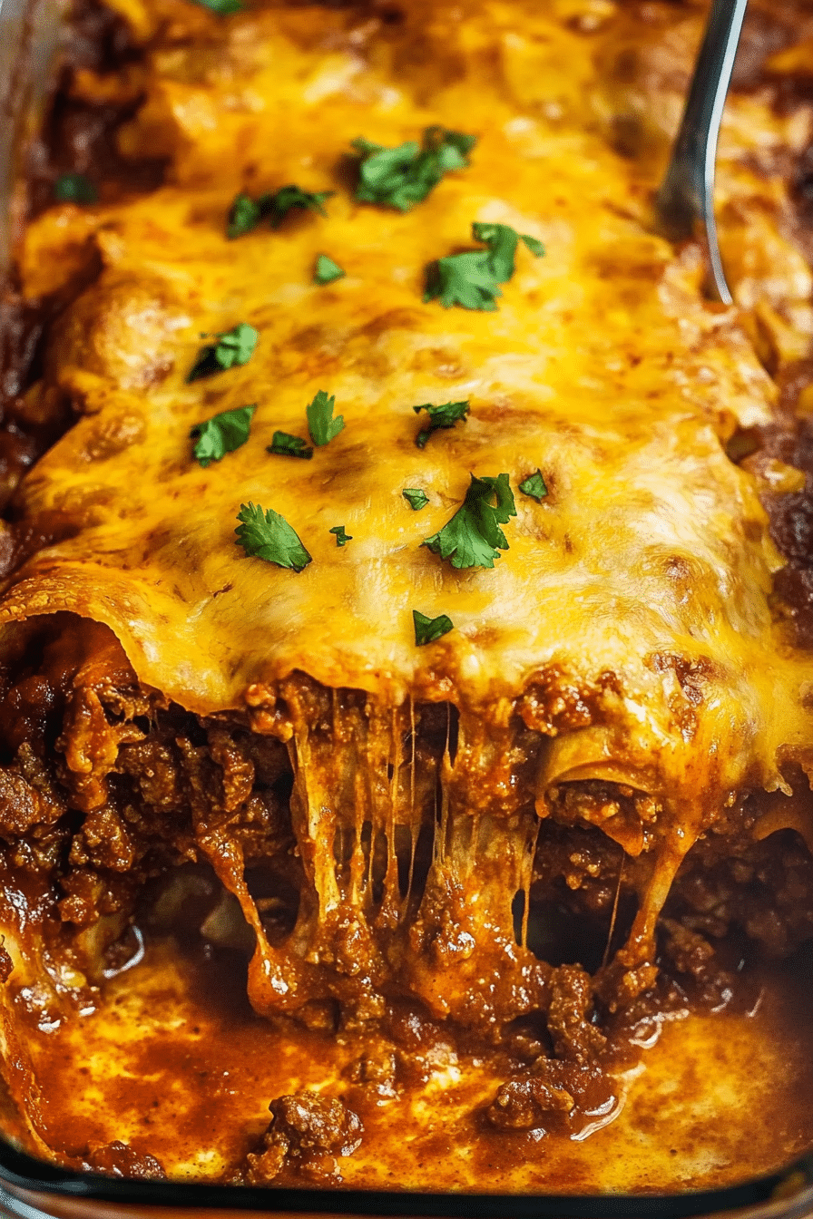 Beef Enchilada Casserole