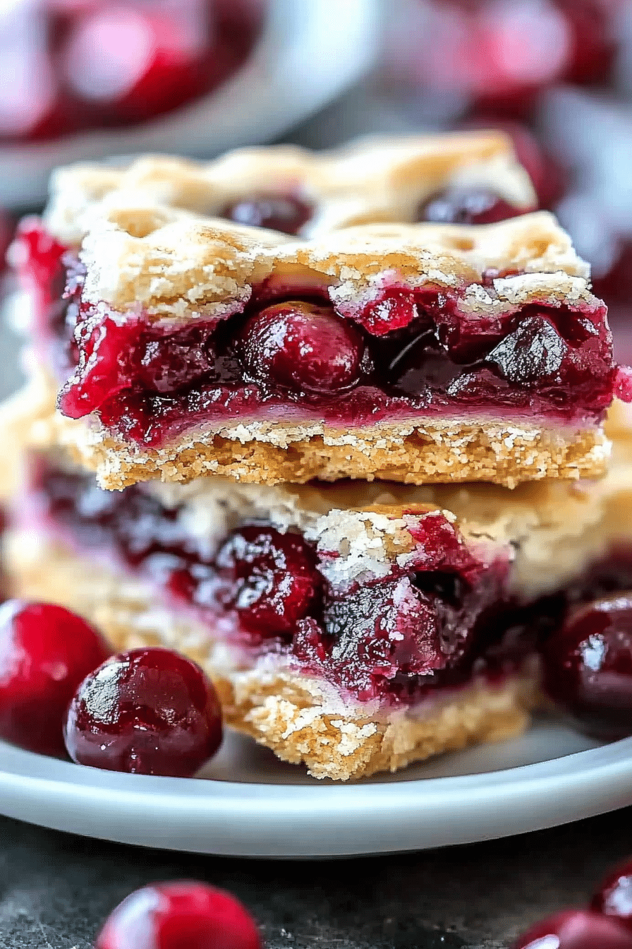 Christmas Cherry Bars