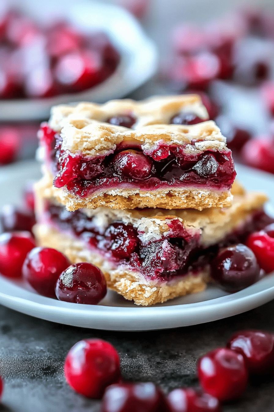 Christmas Cherry Bars