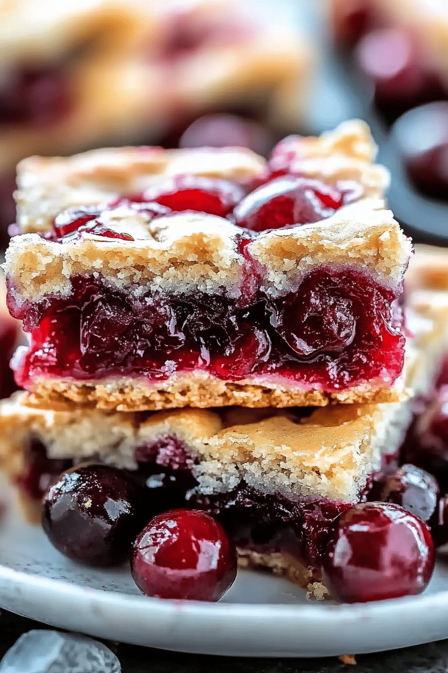 Christmas Cherry Bars