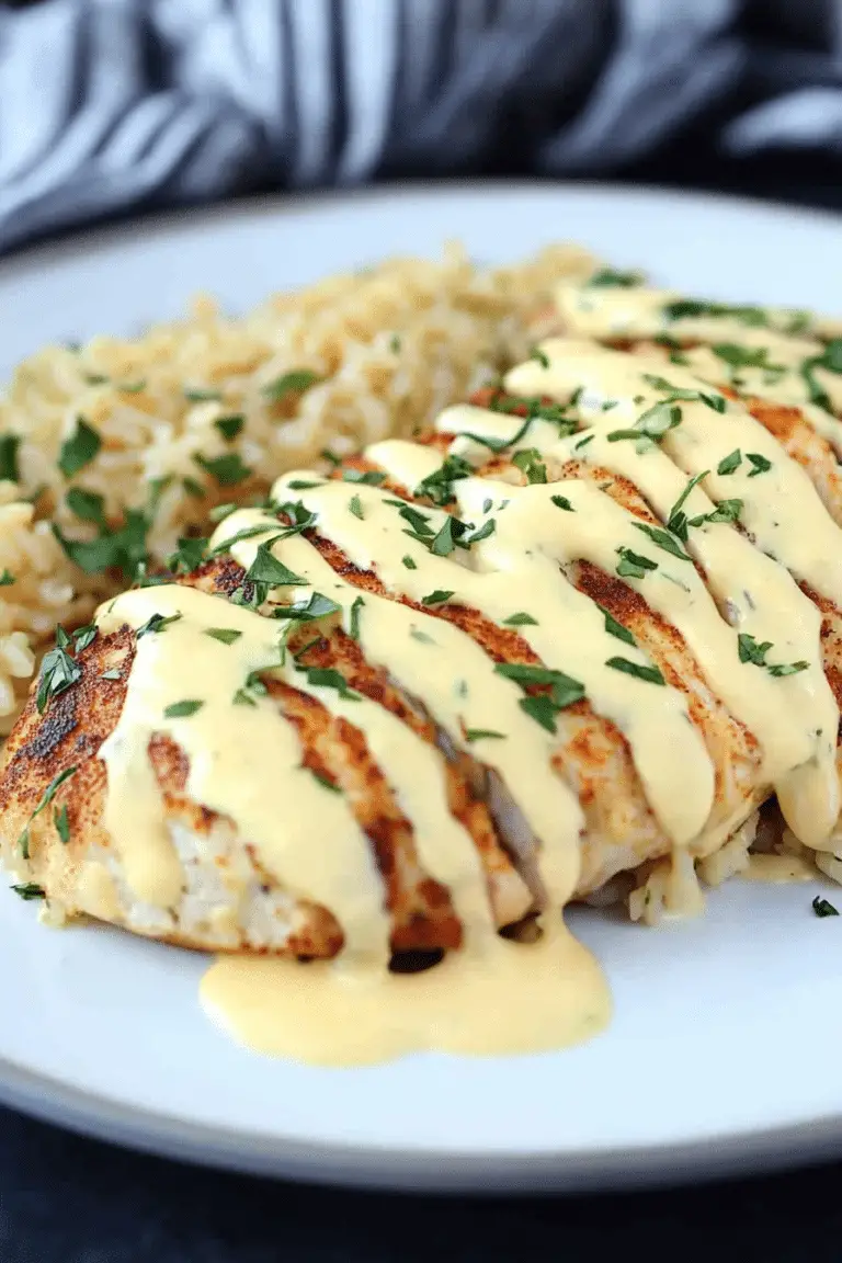 Mexican Chicken with Cheese Sauce