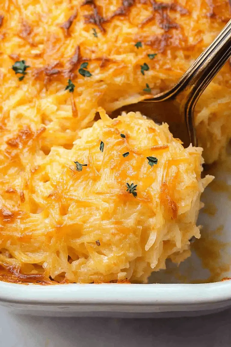 Copycat Cracker Barrel Hashbrown Casserole