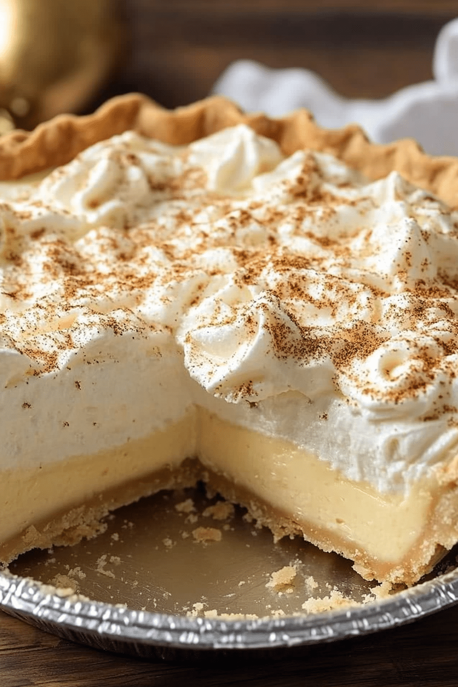 No Bake Eggnog Pie Reicpe