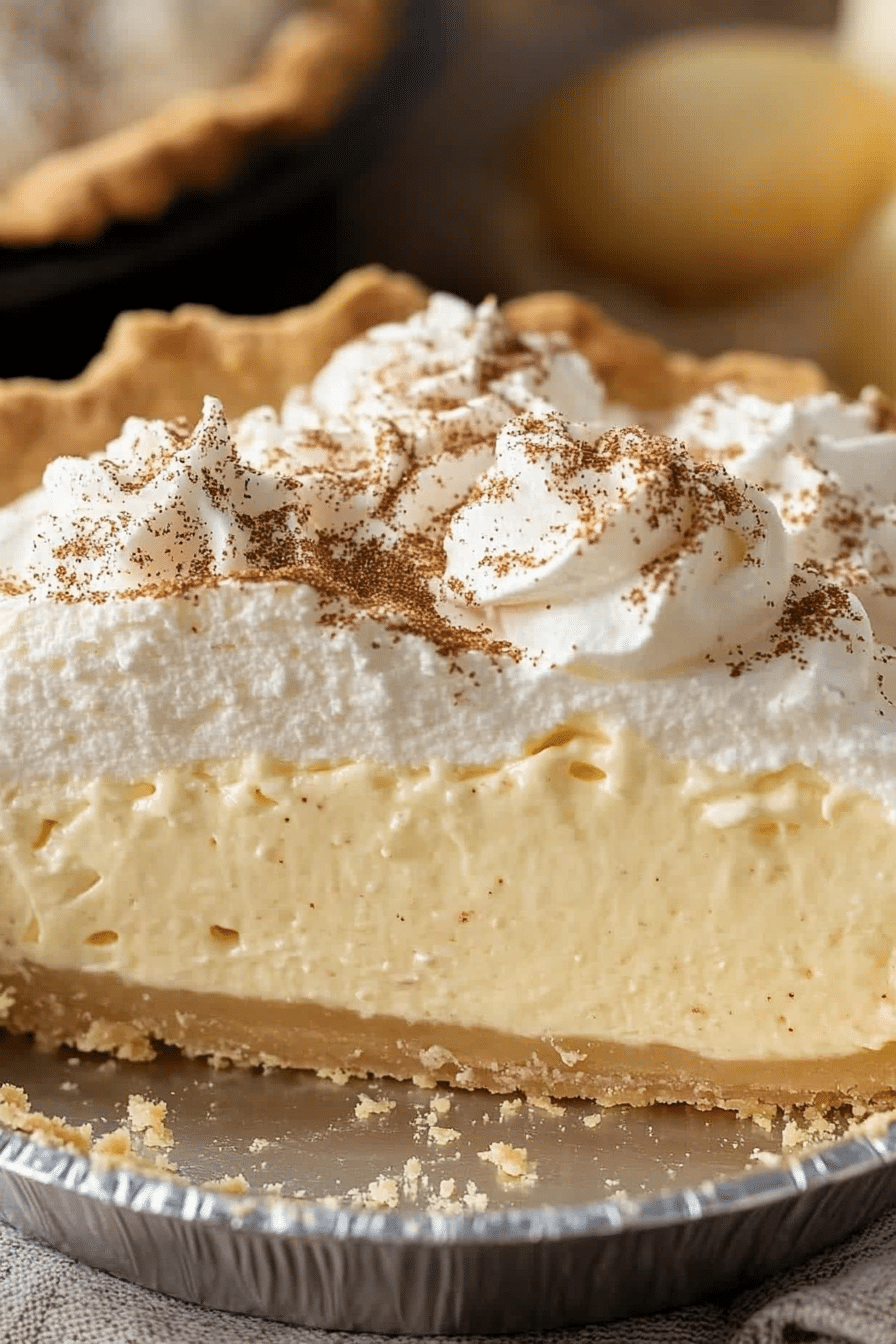 No Bake Eggnog Pie Reicpe