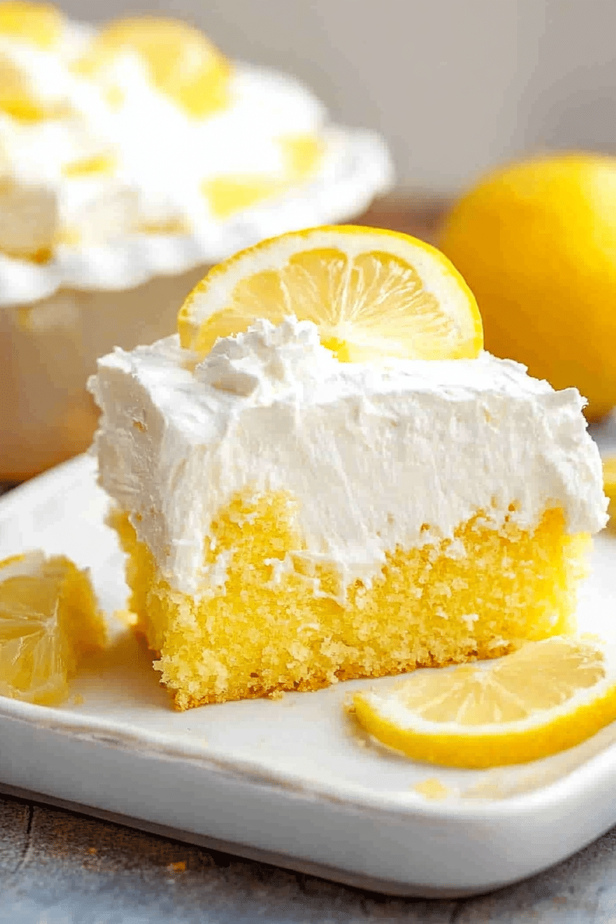 Lemon Poke Cake