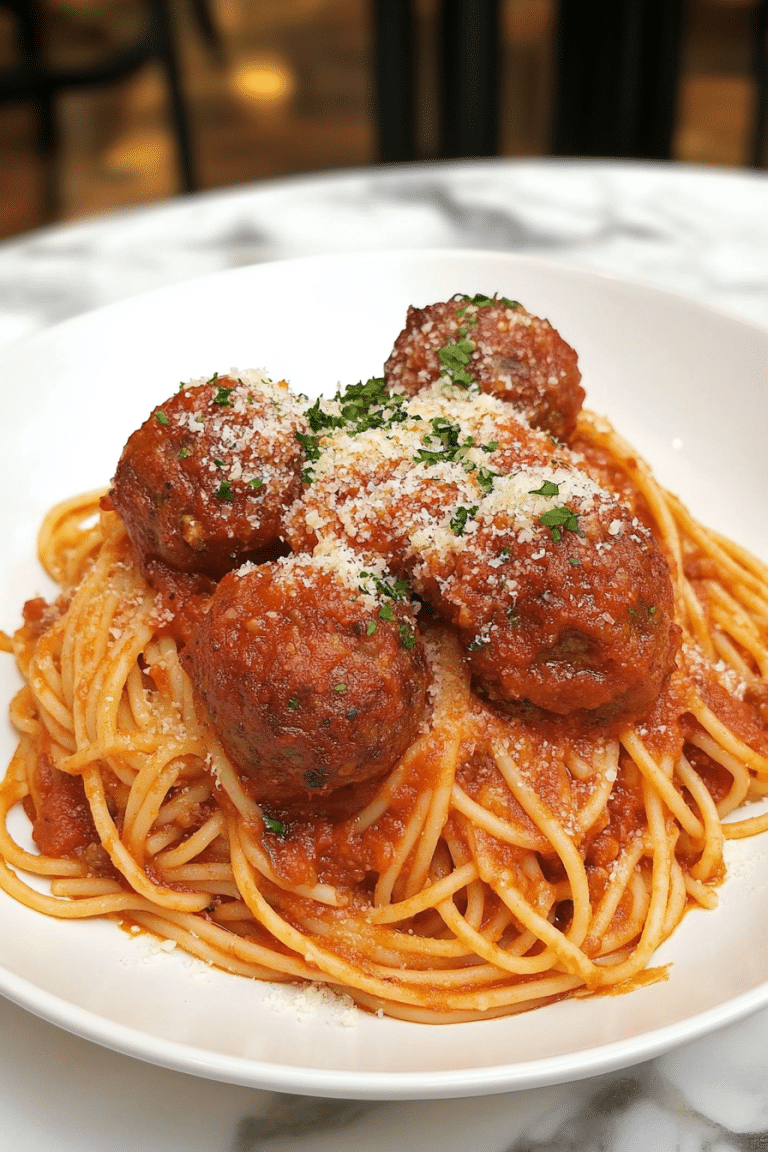 Spaghetti and Meatballs