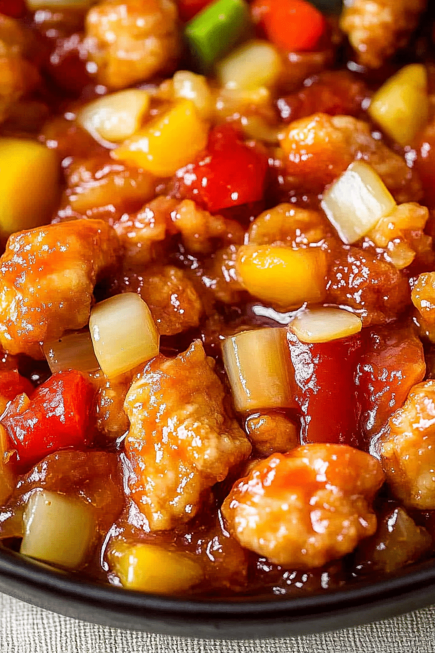 Homemade Sweet and Sour Chicken