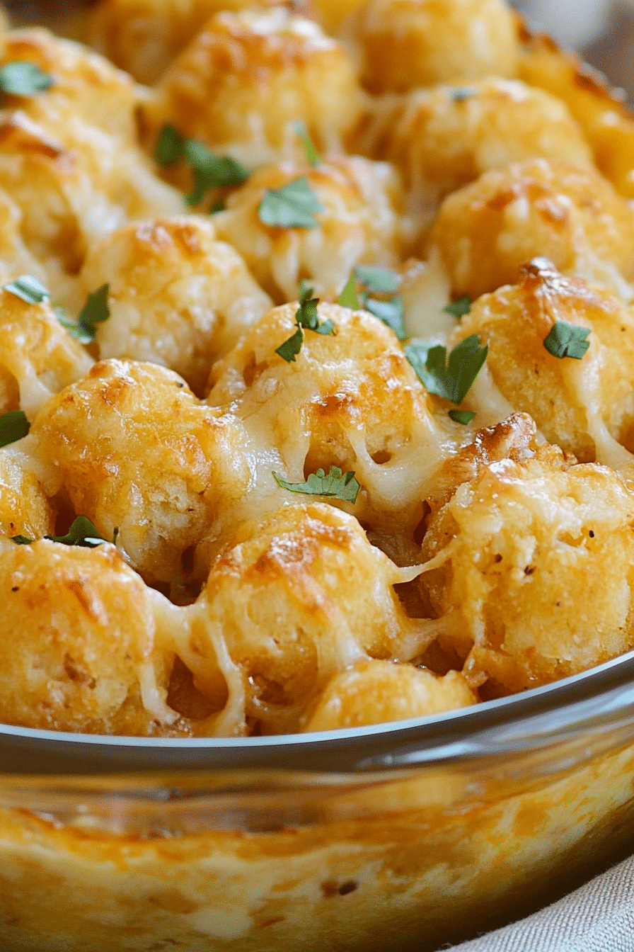 Taco Tater Tot Casserole