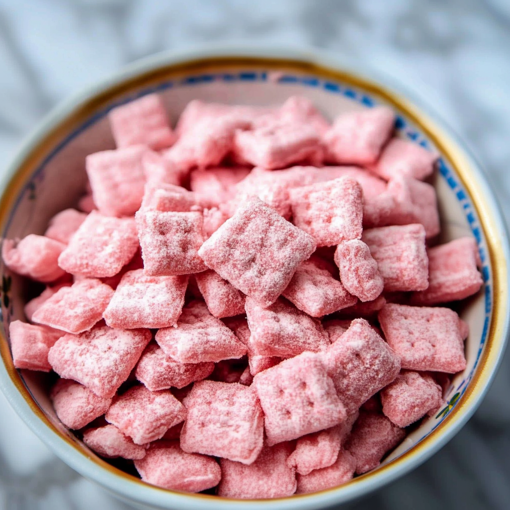 Strawberry Shortcake Puppy Chow