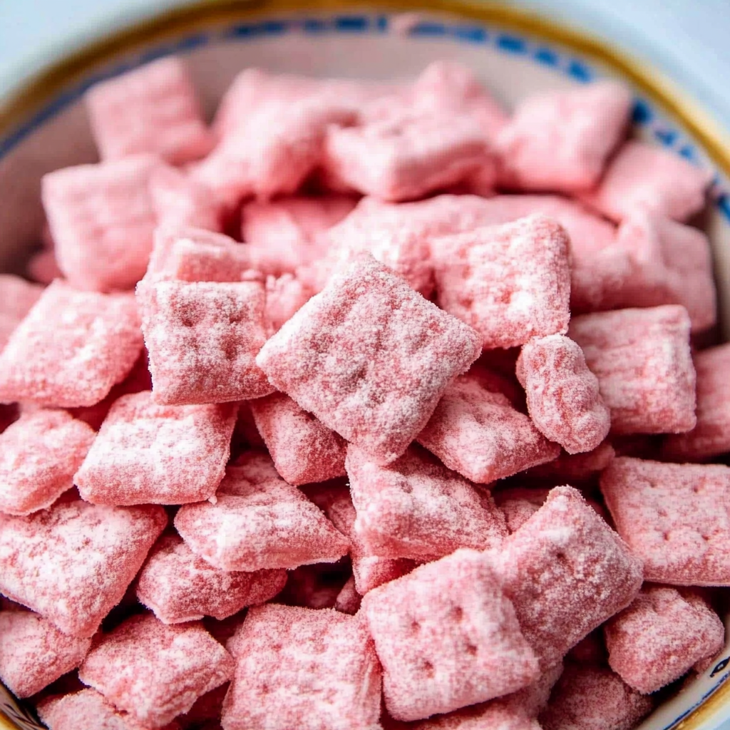 Strawberry Shortcake Puppy Chow