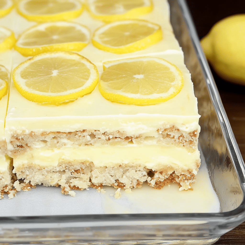 LEMON ECLAIR CAKE