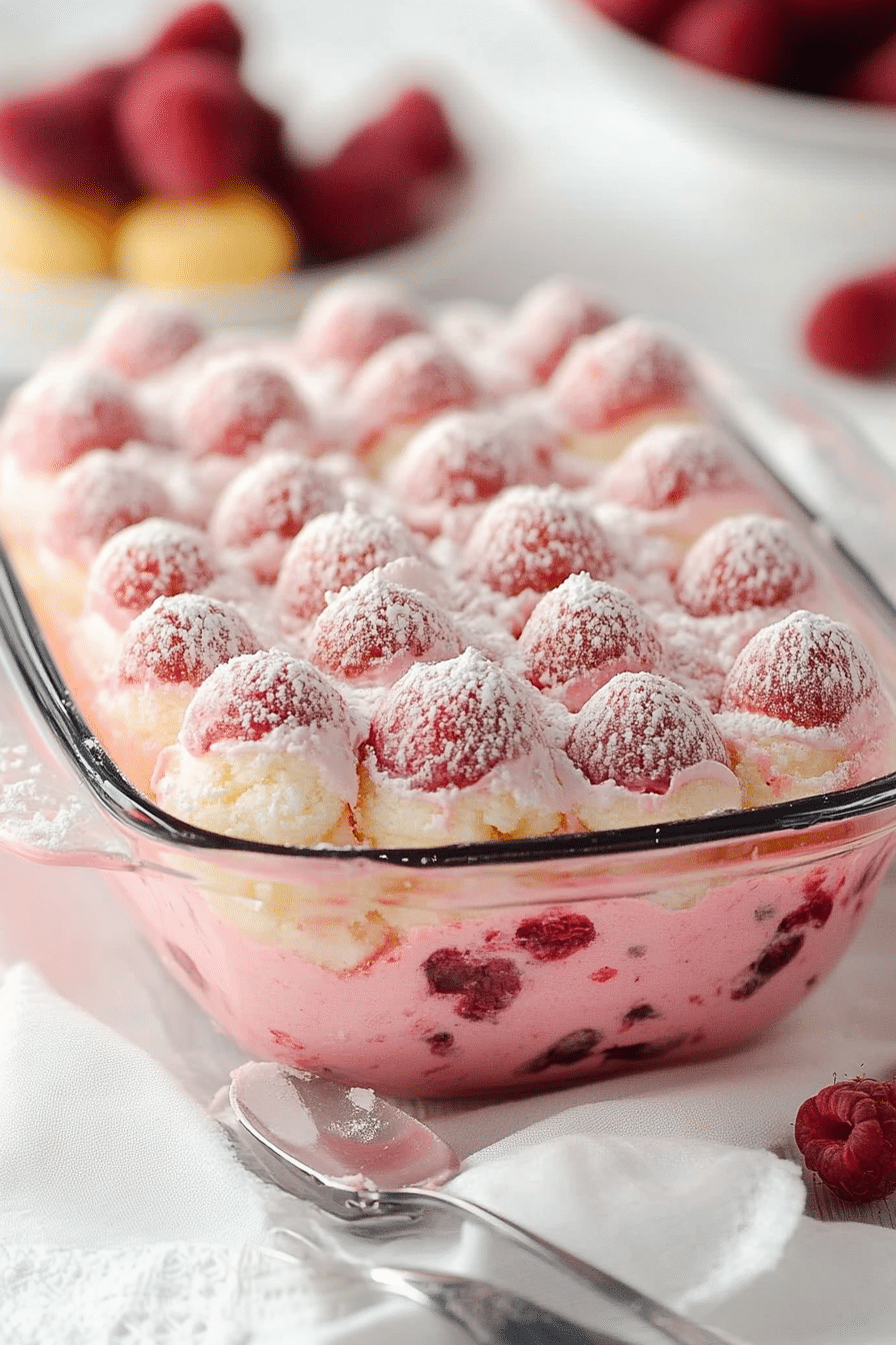 WHITE CHOCOLATE RASPBERRY TIRAMISU