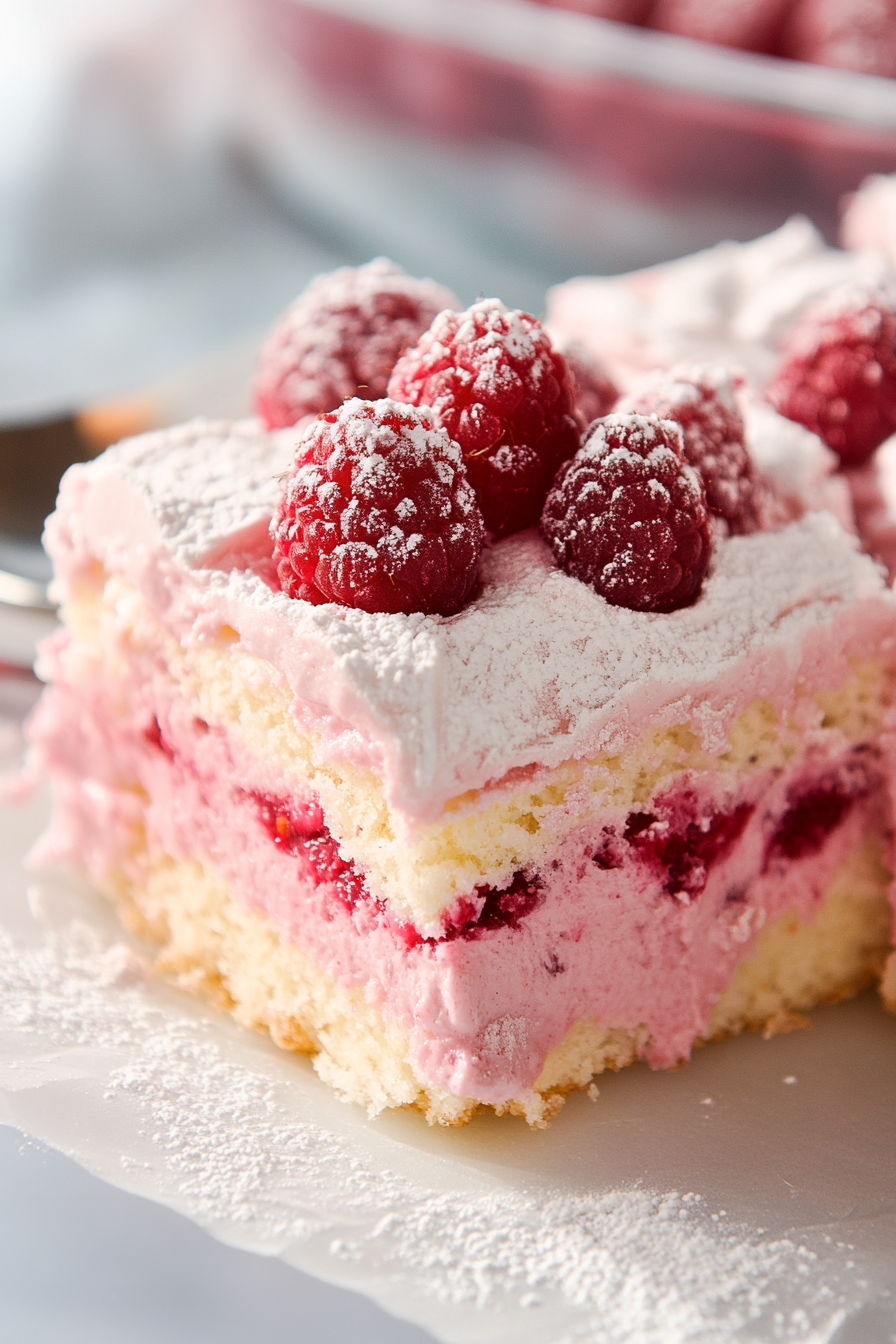 WHITE CHOCOLATE RASPBERRY TIRAMISU