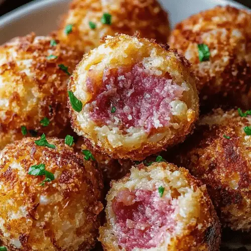 Crispy Reuben Balls