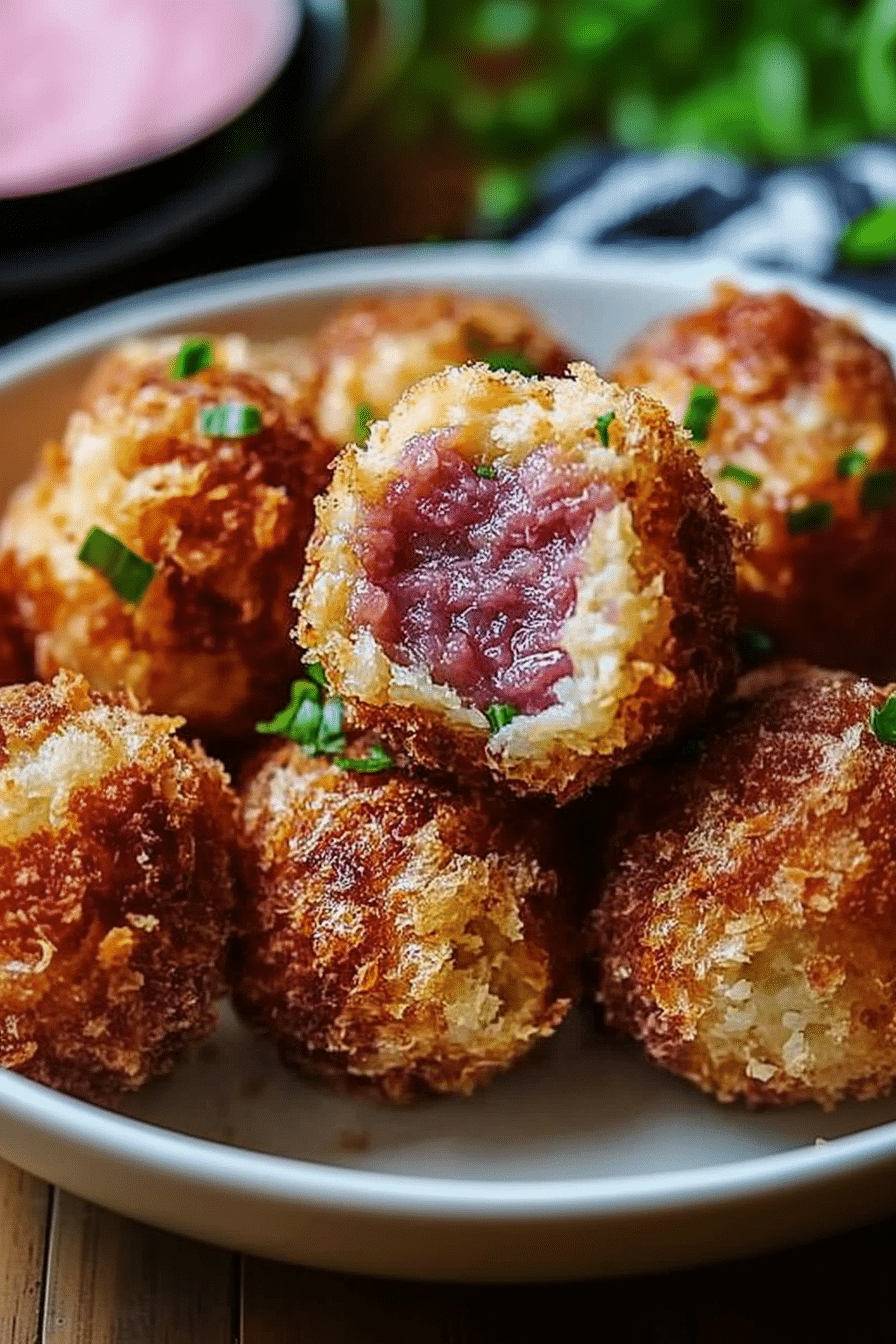 Crispy Reuben Balls