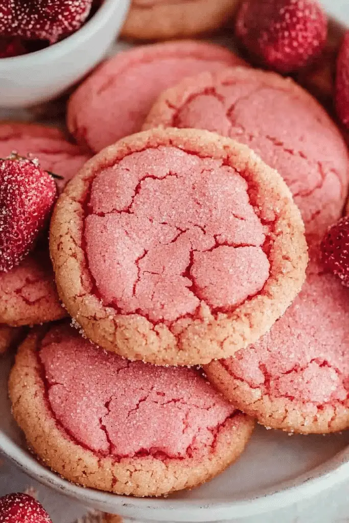 Strawberry Sugar Cookies