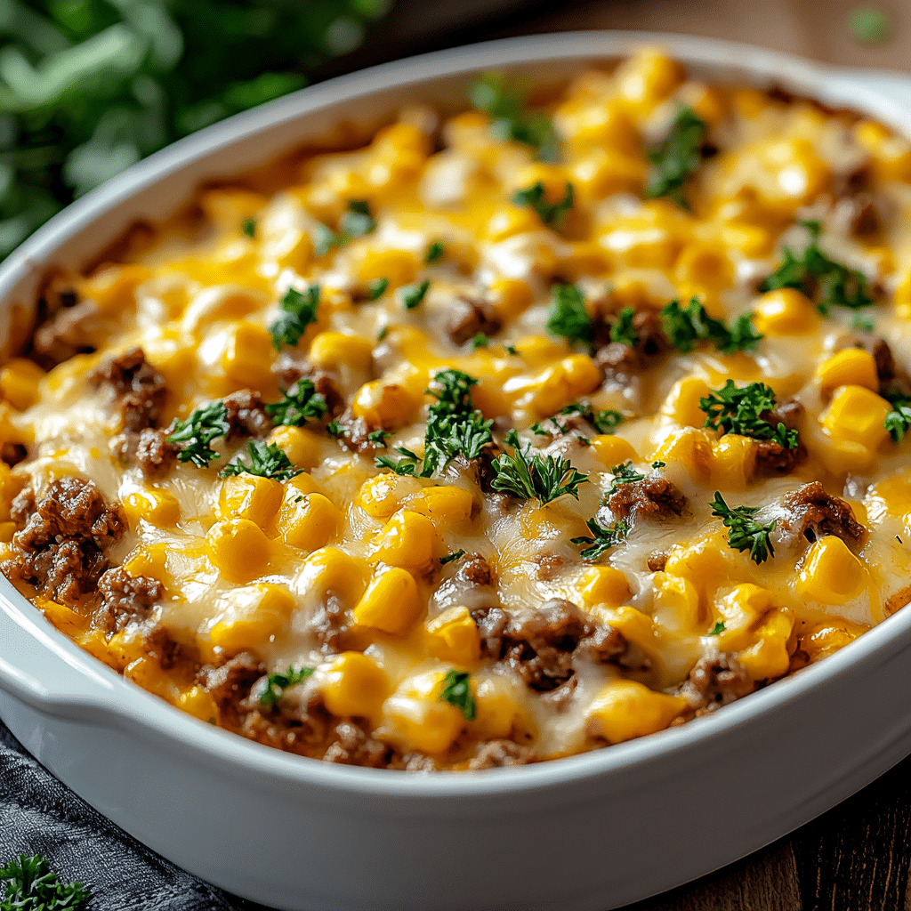 Loaded Cheddar Ranch Beef and Sweet Corn