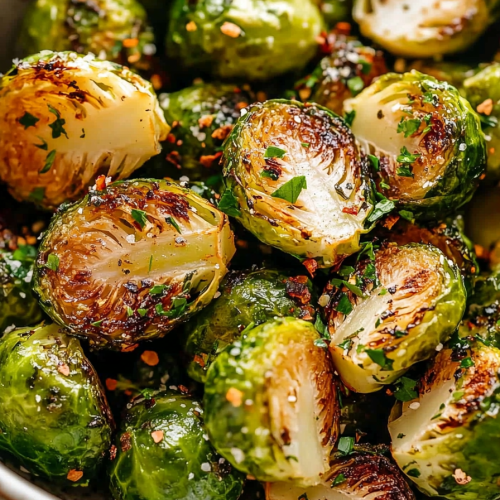 Air Fryer Brussels Sprouts Recipe