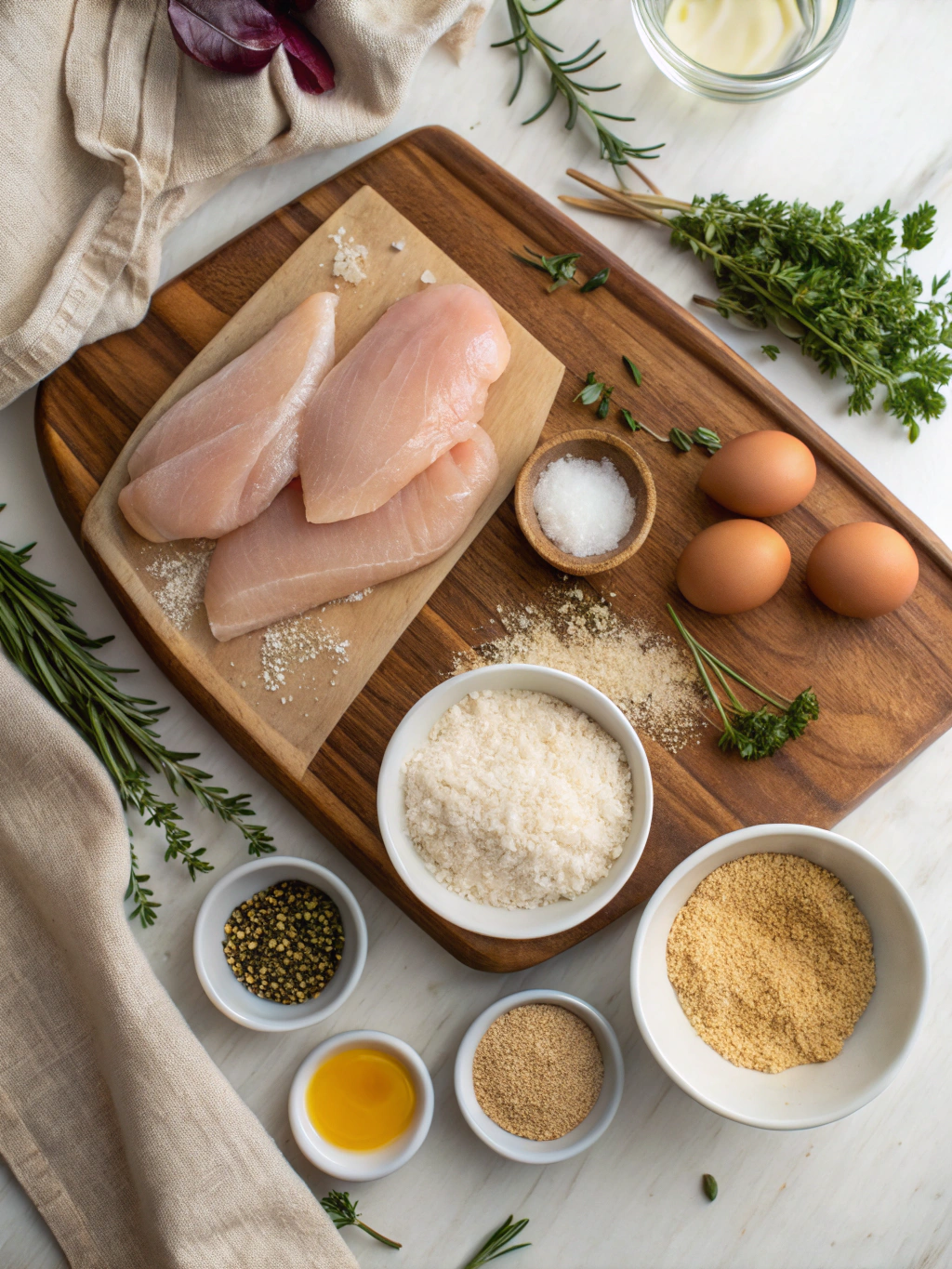 Chicken Milanese Recipe ingredients