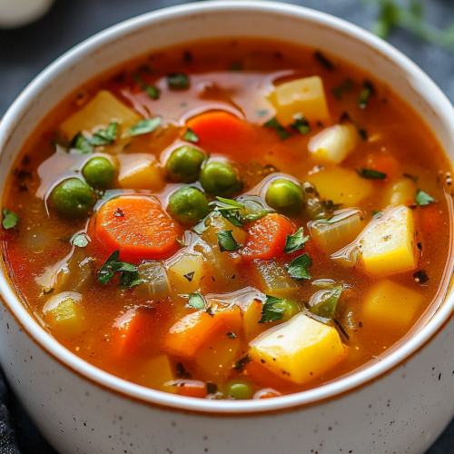 Delicious Slow Cooker Vegetable Soup