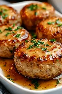 Garlic Parmesan Chicken Meatloaves