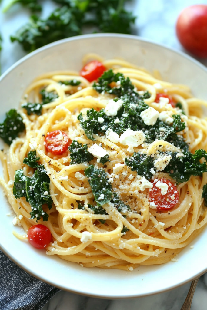 Kale and Feta One-Pot Pasta Recipe