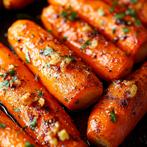 Roasted Cajun Butter Carrots Recipe