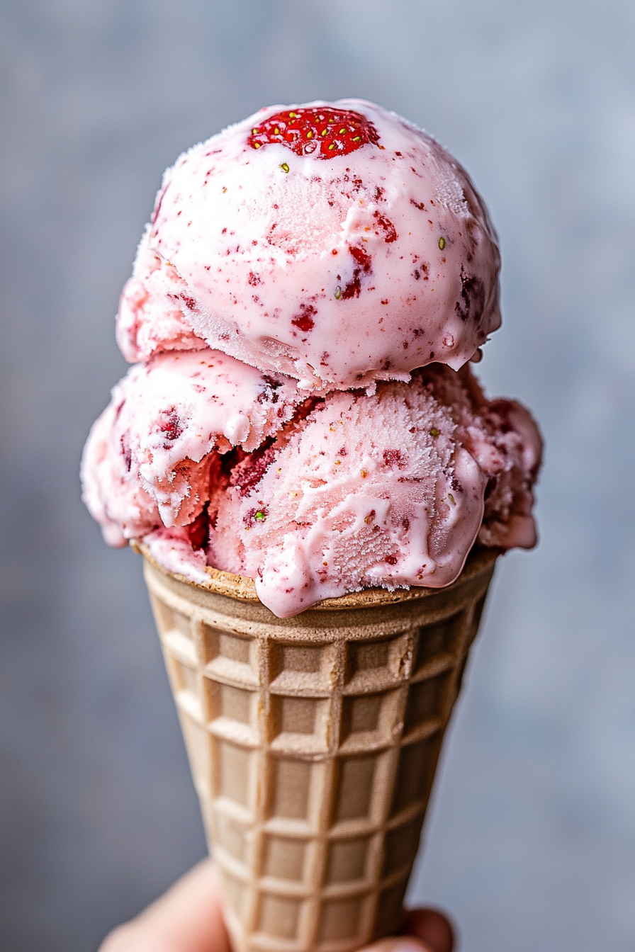 Strawberry Cheesecake Ice Cream Recipe