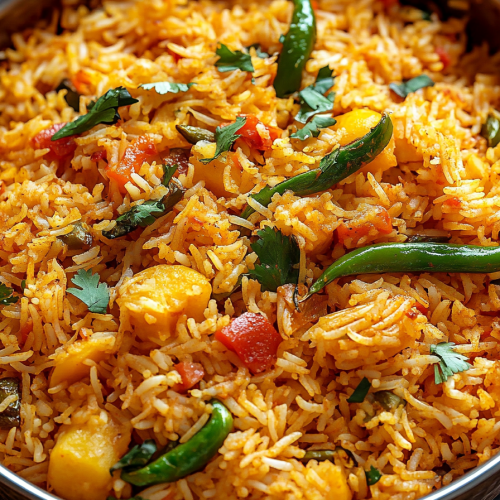 Vegetable Biryani Rice Recipe: A Flavorful Indian Dish