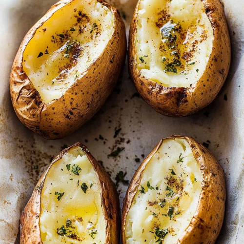 Air Fryer Baked Potatoes Recipe