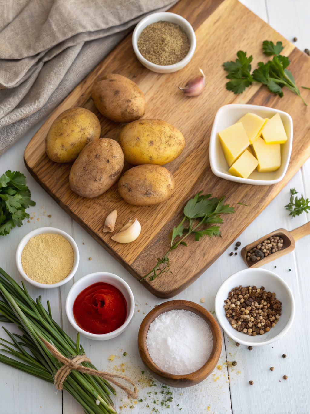 Air Fryer Baked Potatoes Recipe ingredients