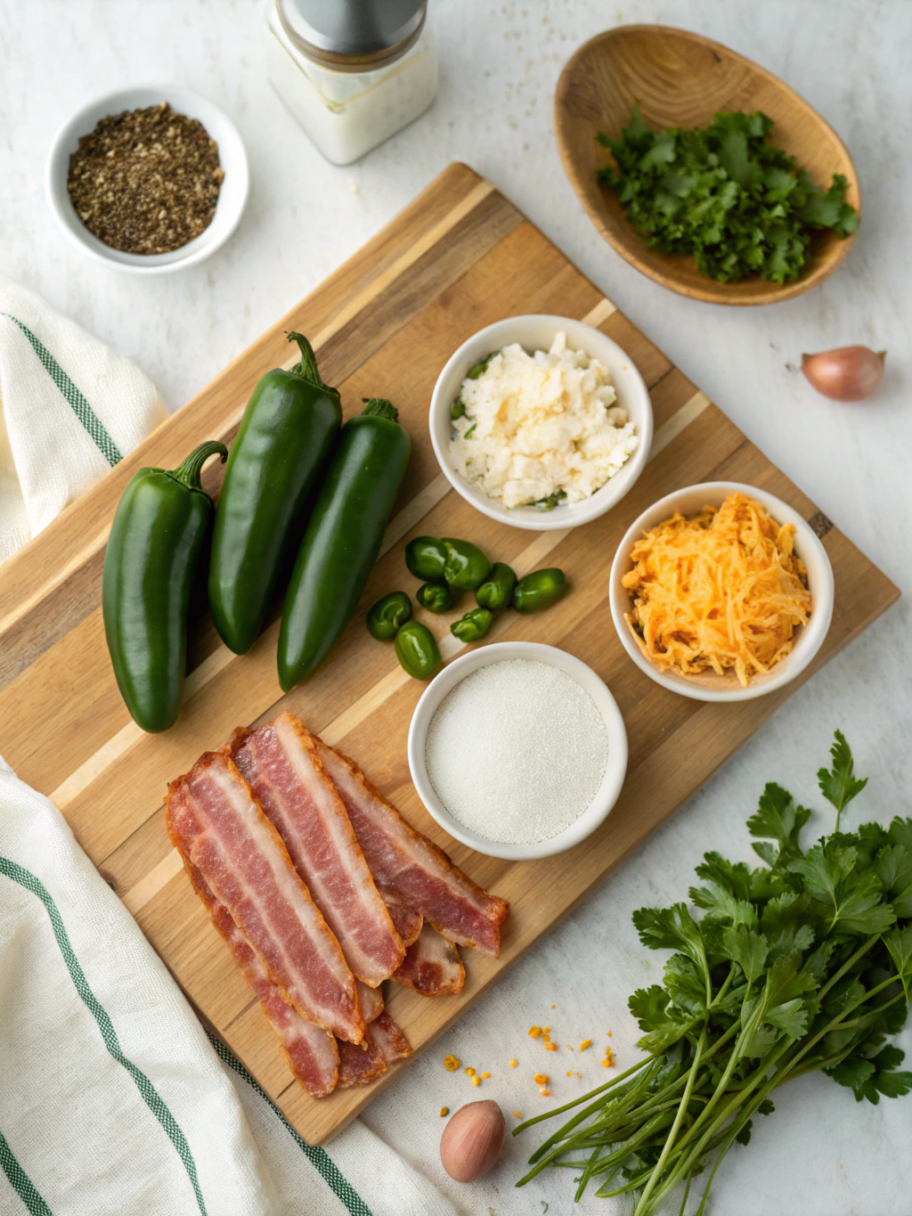 Air Fryer Jalapeno Poppers Recipe ingredients