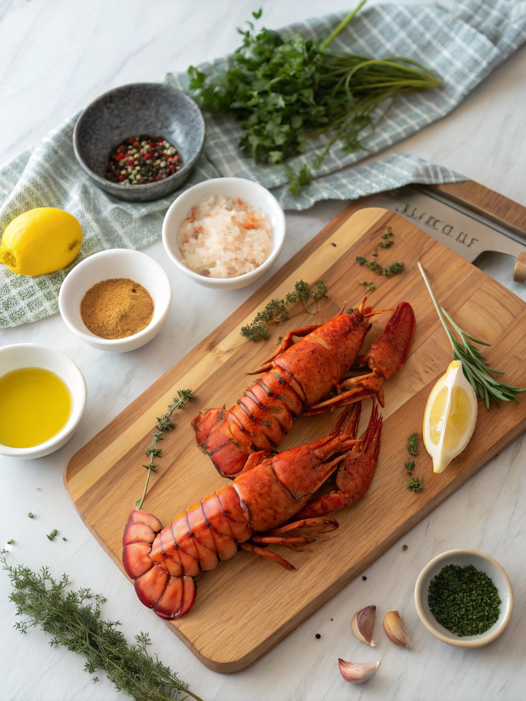 Air Fryer Lobster Recipe ingredients