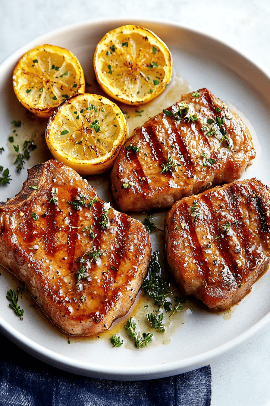 Air Fryer Pork Chops Recipe Final Dish Presentation