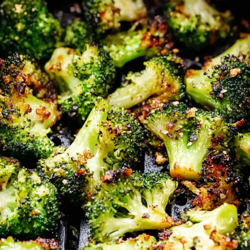 Air Fryer Roasted Broccoli Recipe