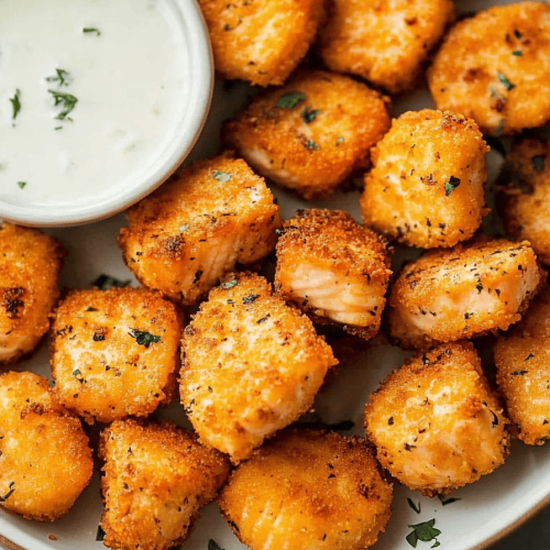 Air Fryer Salmon Bites Recipe