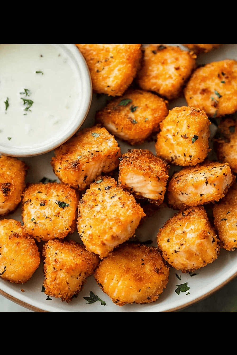Air Fryer Salmon Bites Recipe