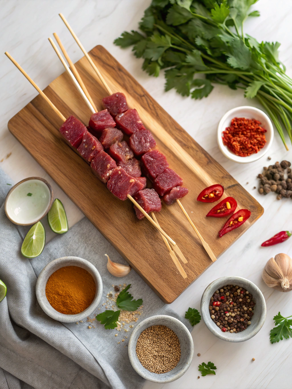 Asian Beef Skewers Recipe: Discover a Delicious Grilling Delight ingredients