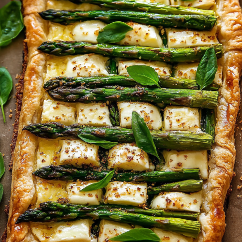 Asparagus and Cheese Tart Recipe