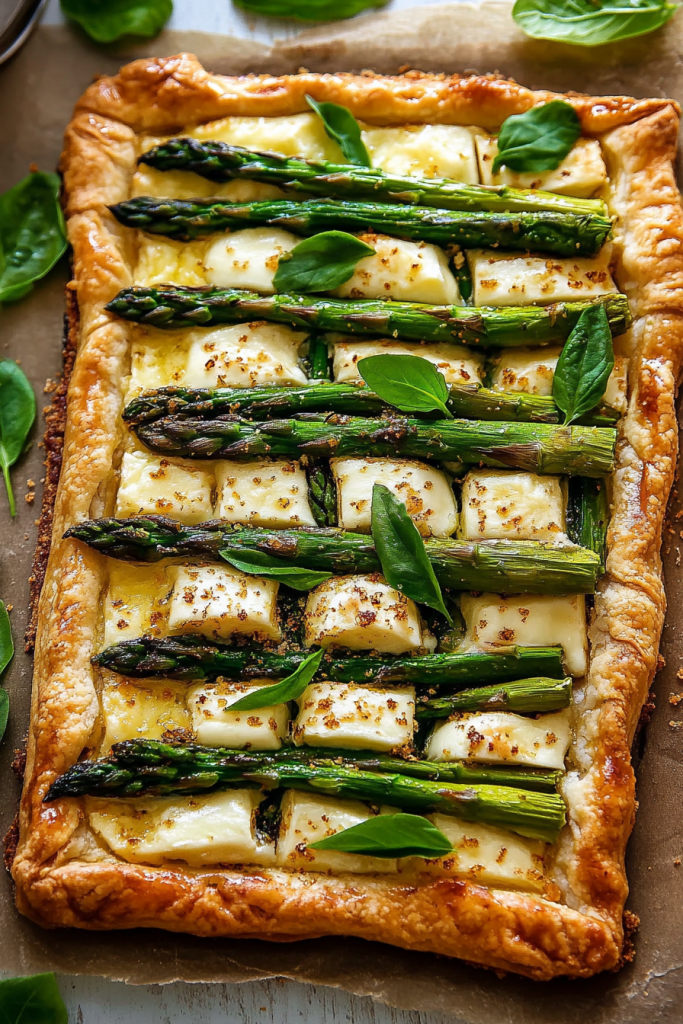 Asparagus and Cheese Tart Recipe