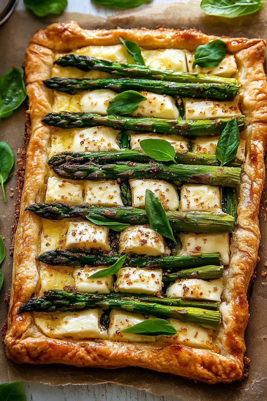 Asparagus and Cheese Tart Recipe
