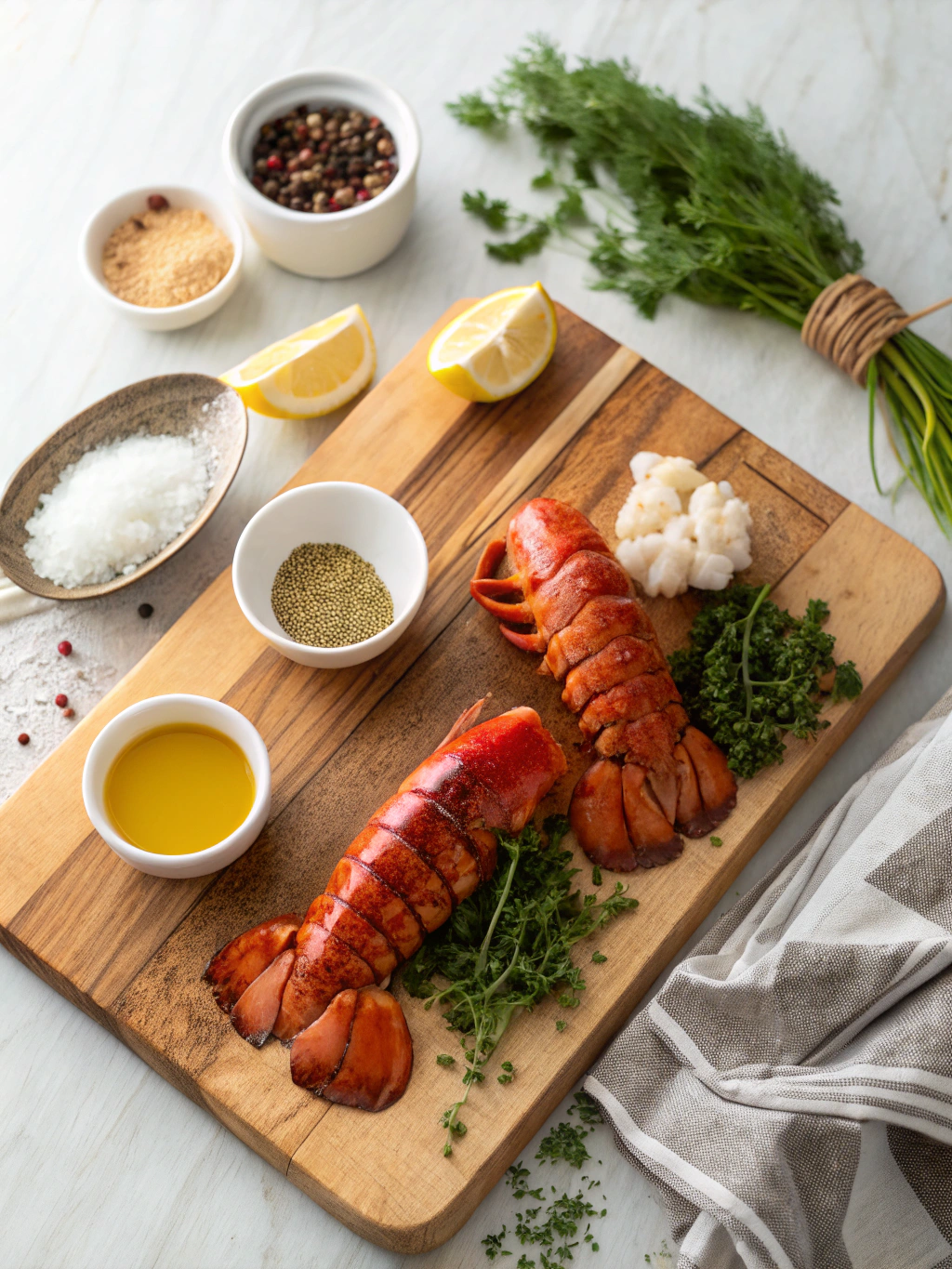 Baked Lobster Tails Recipe ingredients