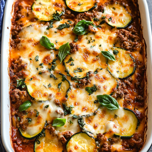 Beef and Zucchini Casserole Recipe