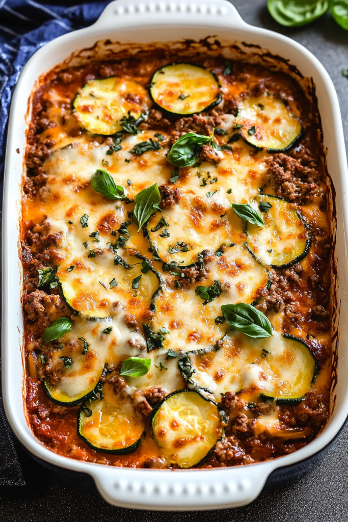 Beef and Zucchini Casserole Recipe