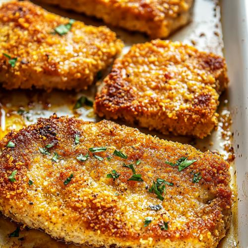Breaded Baked Pork Chops Recipe